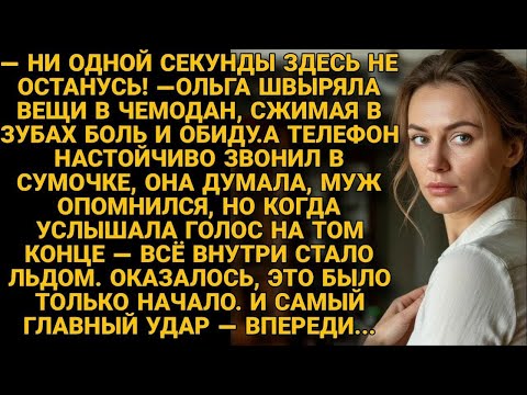 Ольга собиралась уйти, но звонок раскрыл правду похлеще измены…