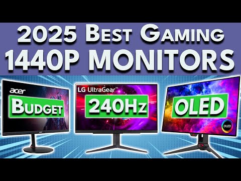 Best 1440p Gaming Monitor 2025: Budget, 240Hz & OLED 1440p Gaming Monitors