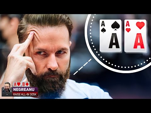 When Daniel Negreanu Realizes He's Up Against Aces!