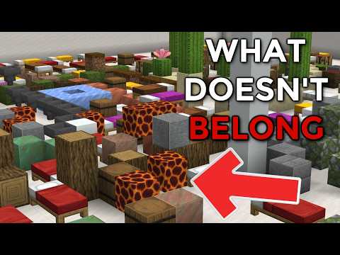 Can YOU find which of these Minecraft items is the Odd One Out?