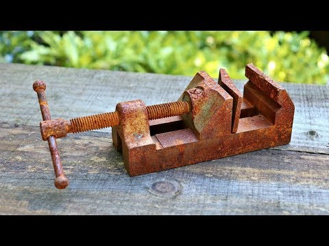 Rusty Vise Restoration - Restoring a Machinist Vise