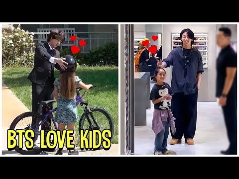 BTS Cute Moments With Kids