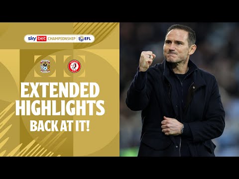 BACK AT IT! | Coventry City v Bristol City extended highlights
