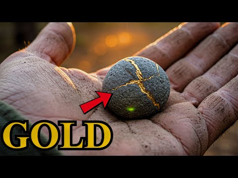 Diese „hässlichen Steine“ können voller purem Gold sein – so erkennt man sie in der Natur