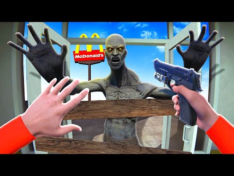 Defending MCDONALD'S from Zombies - Bonelab VR Mods
