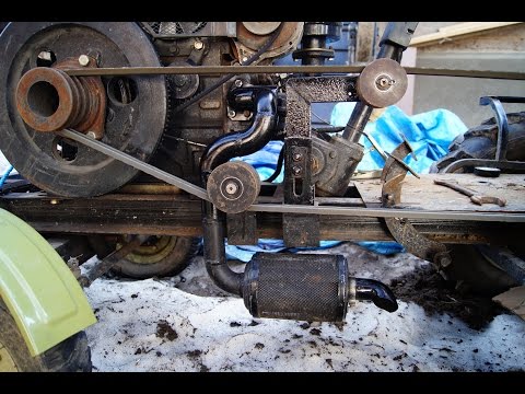 Привод фрезы мототрактора - модернизация звезд и цепи редуктора