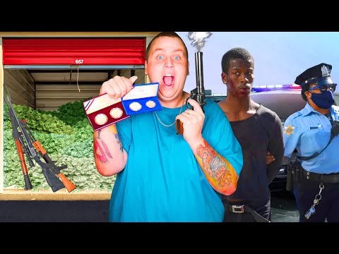 I Bought a DRUG DEALERS Storage Unit Loaded With WEAPONS, MONEY and COINS!
