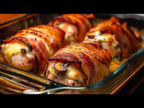 I make them 3 times a week! These crispy chicken bacon rolls will blow your mind!