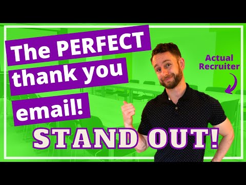 How to Write the Perfect Thank You Email After an Interview - (Steps for a perfect thank you email)