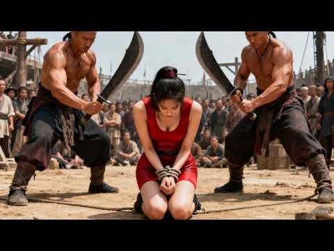 As the girl faced execution, a kung fu kid descended and slew everyone.