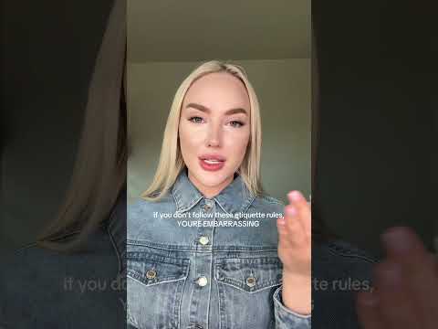 don’t be embarrassing, have etiquette #ettiquette #advice