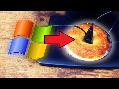 Installing Windows XP on a Bagel [April Fools]