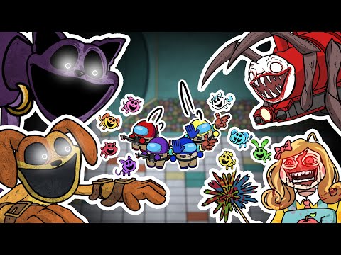 Poppy Playtime vs GHOSTBUSTERS COMPLETE EDITION I AMONG US ANIMATION