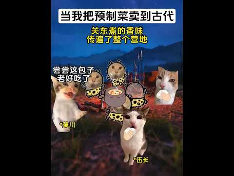 合集《当我把预制菜卖到古代》第1-6集 #00后  #真实还原 #搞笑  #猫meme小剧场  #万万没想到  #funny  #fyp #热门 #catmemes #shorts #猫meme