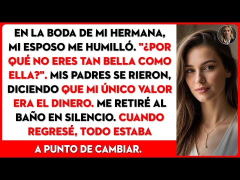 Él me humilló en la boda de mi hermana y mis padres rieron. Pero cuando regresé...