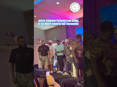 Jeffrey Osbourne Performs Love Ballad At The NAACP Celebrity Golf Tournament #tamtonight #fyp