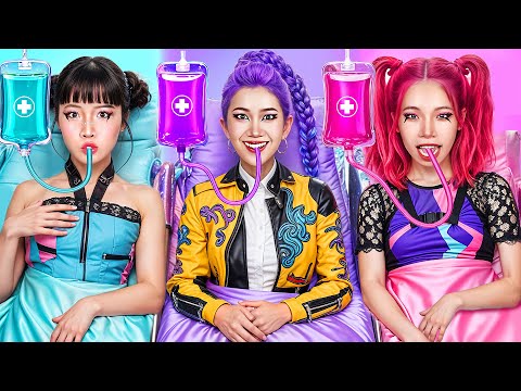 충격 변신! K-POP 데몬 헌터 병실에서 펼쳐지는 메이크오버 배틀🔥 | BabaBop Korea