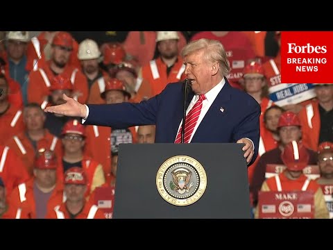 BREAKING NEWS: Trump Announces He's Raising Steel Tariff From 25% To 50% At Pennsylvania Rally