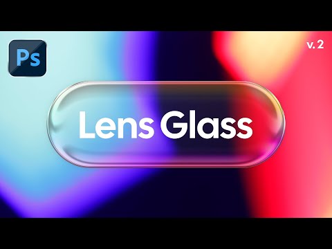 How to Create Glass Effect in Photoshop Tutorial (Easy) v.2