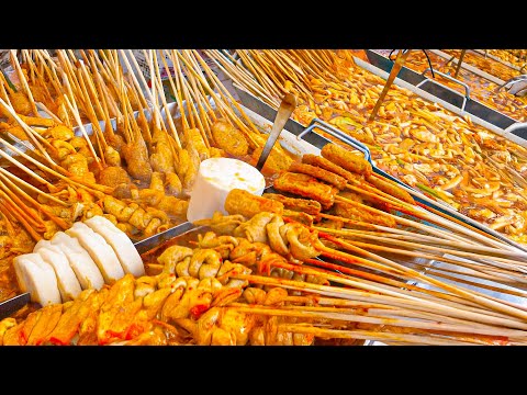 아침부터 줄서서 먹는? 소문난 분식 맛집! 경북 최대 규모 오일장 명물 떡볶이, 튀김, 순대 Spicy Rice Cake Tteokbokki - Korean street food