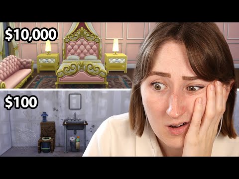 building in the sims, but each room is a *random budget*