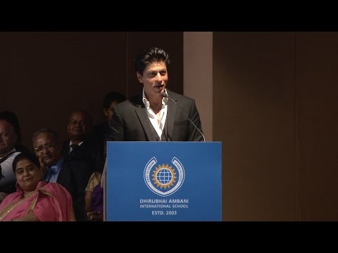 Shah Rukh Khan's Speech at DAIS GC2016, with Nita Ambani