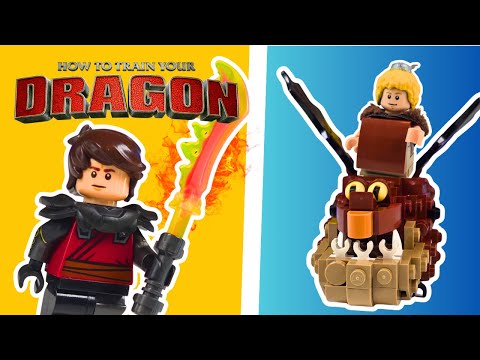 I Built How To Train your Dragon in LEGO!