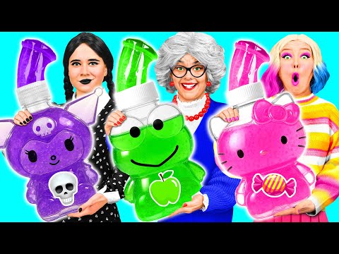 Wednesday vs Grandma Cooking Challenge | Crazy Challenge