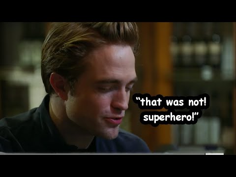 robert pattinson is basically BATMAN in real life