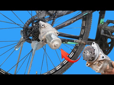 My Grandfather Was RIGHT! Motorcycle Starter Makes PERFECT Electric Bicycle Motor