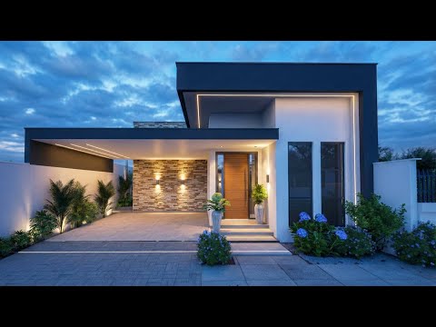 Casa Moderna Terreno 10x20m – 2 Quartos e Planta Baixa Completa (141m²)