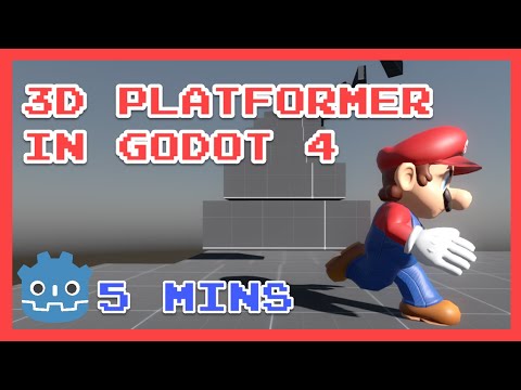 How to make a 3D platformer in Godot 4