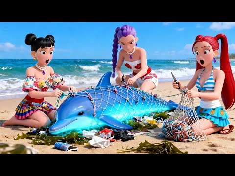 Kpop Demon Hunters A Heart Stopping Rescue at Sea, Rumi Saved a Pod of Dolphins Trapped on the Beach