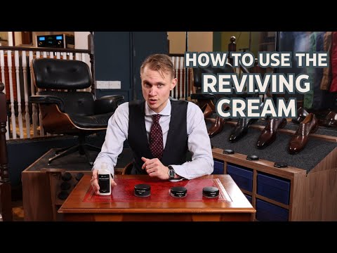 Shoe Care Fundamentals: Restoring and Nuturing the Leather using the Reviving Cream