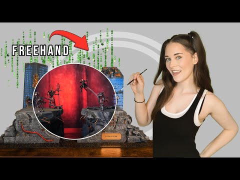 I turned this Necron Killteam into a Matrix Diorama | Warhammer 40k