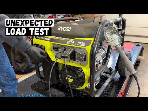 Unexpected Load Test Result - Ryobi Easy Start Generator / Will Not Start