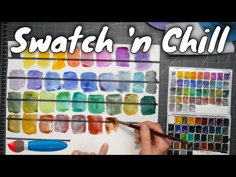 Mission Tourmaline Granulating Watercolor Casual Swatch