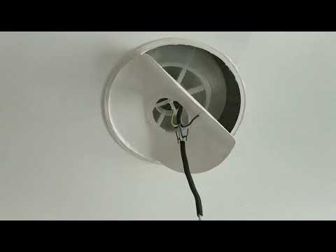 Как повесить светильник на натяжной потолок. Устанавливаем термокольцо.