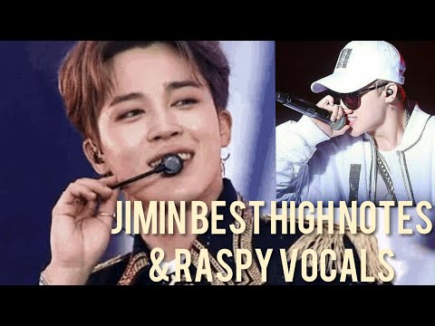 BTS JIMIN BEST LIVE HIGH NOTES & RASPY VOCALS COMPILATION (UPDATED)