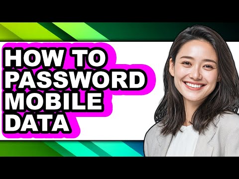 How to Password Mobile Data (easy Method)
