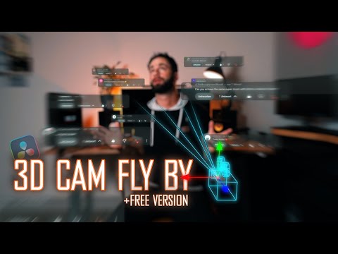 Stunning 3D Camera Effect (No Plugins, Free Version!) / DaVinci Resolve Tutorial