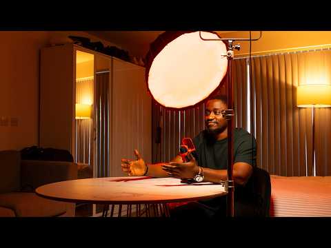 Easy Cinematic lighting Setup for YouTube Videos (Only 3 lights) | Ally