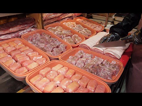 일매출 300만원! 10년동안 돈까스 맛집 1등 찍은? 미친 퀄리티 고추 유람선 모듬카츠 / Amazing Cheese Pork Cutlet / Korean street food