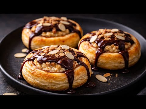 Dieser BLÄTTERTEIG-TRICK mit Äpfeln macht alle verrückt! In 10 Minuten vorbereitet