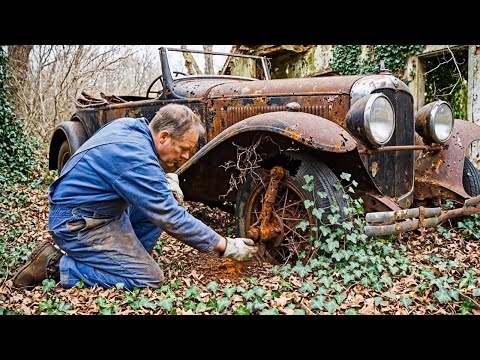 Forgotten 1935 Duesenberg SSJ — Abandoned for 60 Years Near a Broken House | Rust & Restoration
