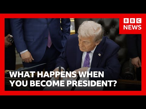 What happens when you become US president? | BBC News