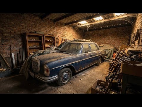 Mercedes-Benz 280SE - Hasn't seen the light of day since 1986! Time capsule or garage rust.