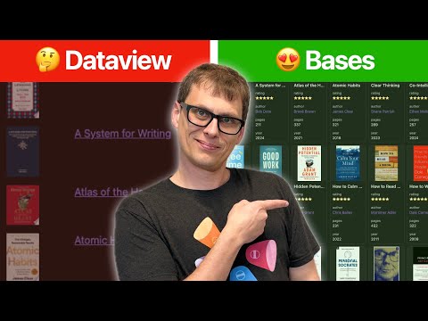 Dataview vs Obsidian Bases: Why (& How) to Make the Switch