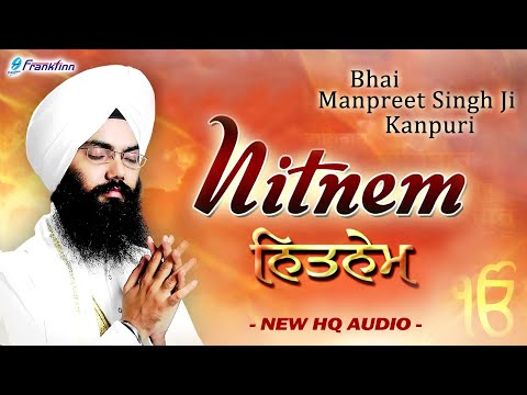 Nitnem Bani Full Path Live | Bhai Manpreet Singh Ji Kanpuri Japji Sahib Rehras Sahib Shabad Kirtan