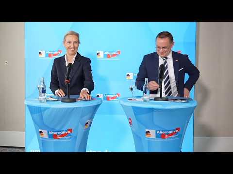 Presseerklärung von Alice Weidel und Tino Chrupalla anlässlich der Klausurtagung - AfD